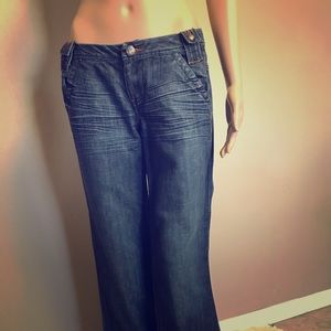 Wide leg jeans